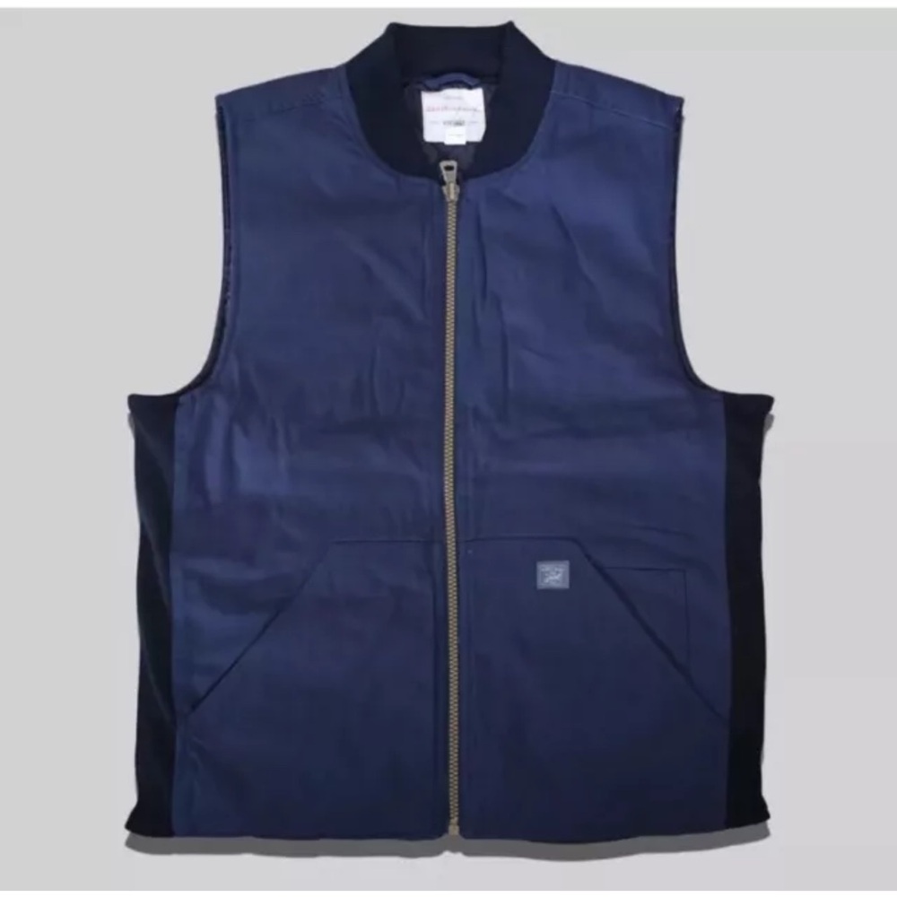 Weatherproof Vintage Mens XL Canvas Utility Workwear Vest NWT